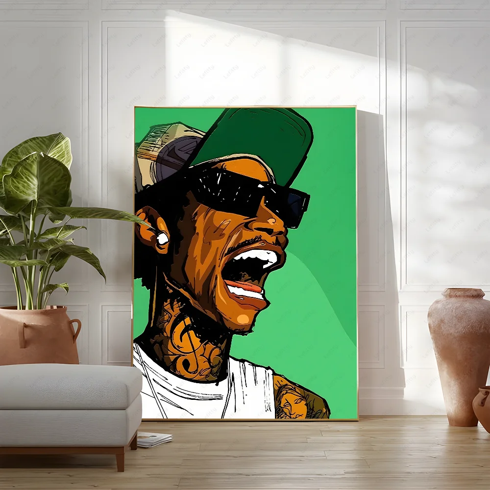 Art W-Wizs Khalifas Poster Wall Art Painting Study Nordic Home Decor