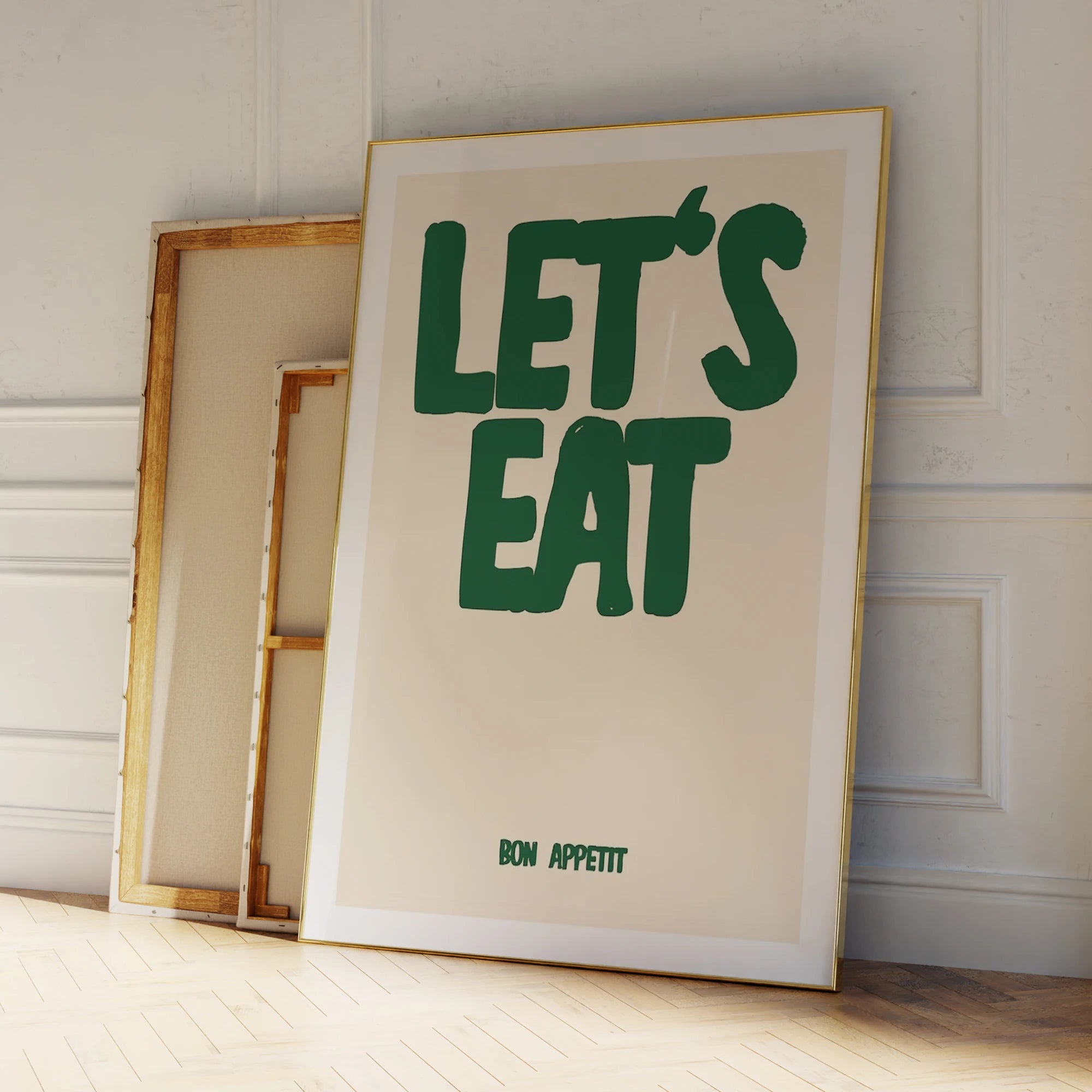 Lets Eat Wall Art Prints Canvas Painting Poster Picture For Living Bed Dining  Kitchen Room Home Decor