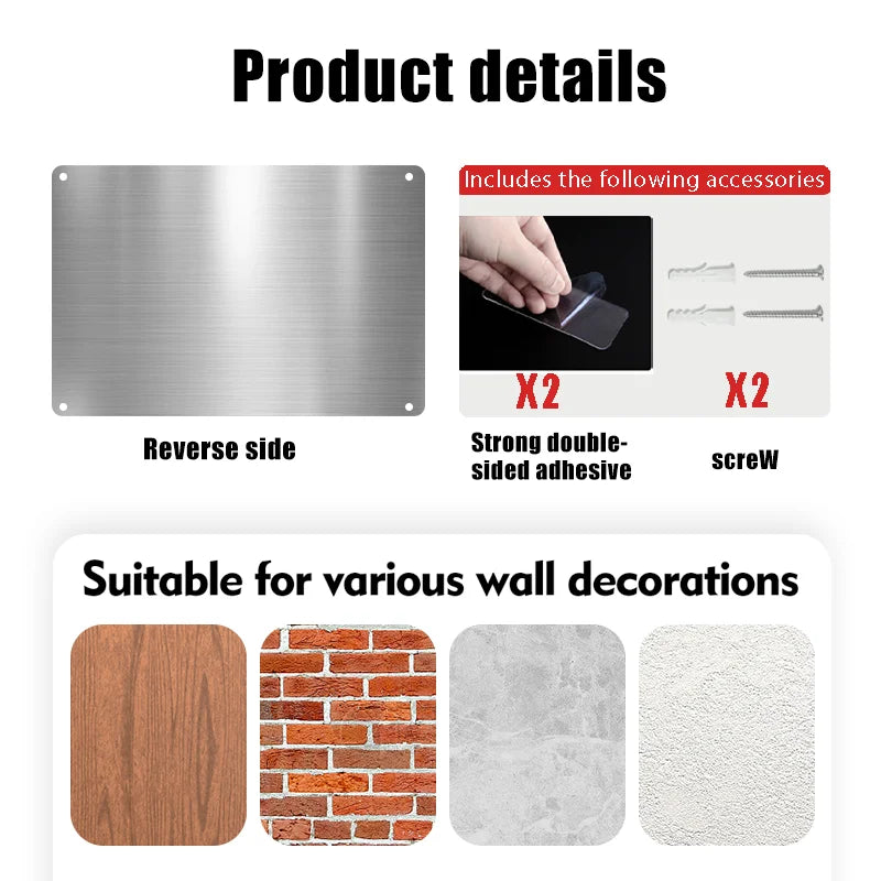 African Tribal Culture Aluminum Wall Art - Moisture-Resistant Metal Decor with 3D Embossed Design for Home, Office & Gift A1323