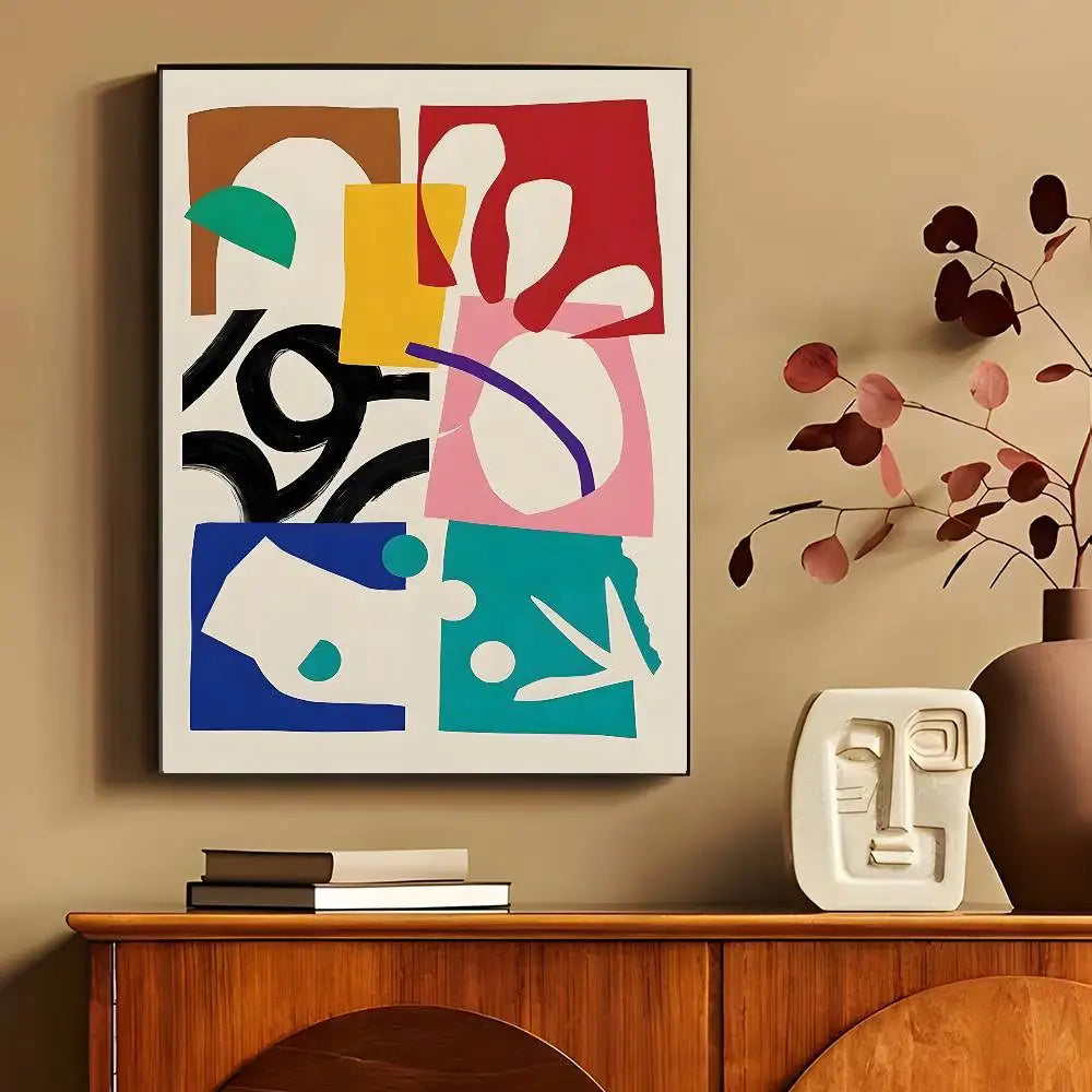 Classic Abstract Wall Art Japanese   Poster Wall Art Printing Waterproof Home Living Bed Room Bar Aesthetic Decor