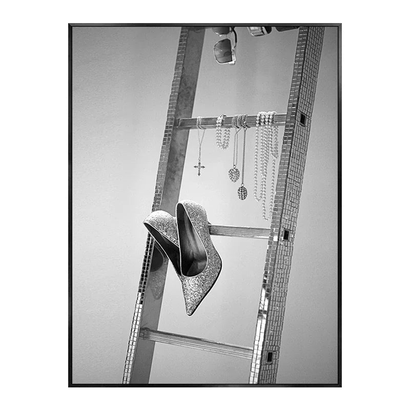 Modern Black and White Wall Art Fashion Sexy Woman Back Luxury Bathroom HD Canvas Poster Prints Home Bedroom Living Room Decor