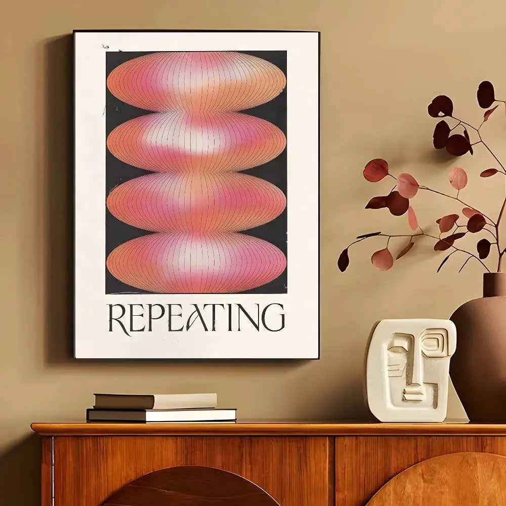 Classic Abstract Wall Art Japanese   Poster Wall Art Printing Waterproof Home Living Bed Room Bar Aesthetic Decor