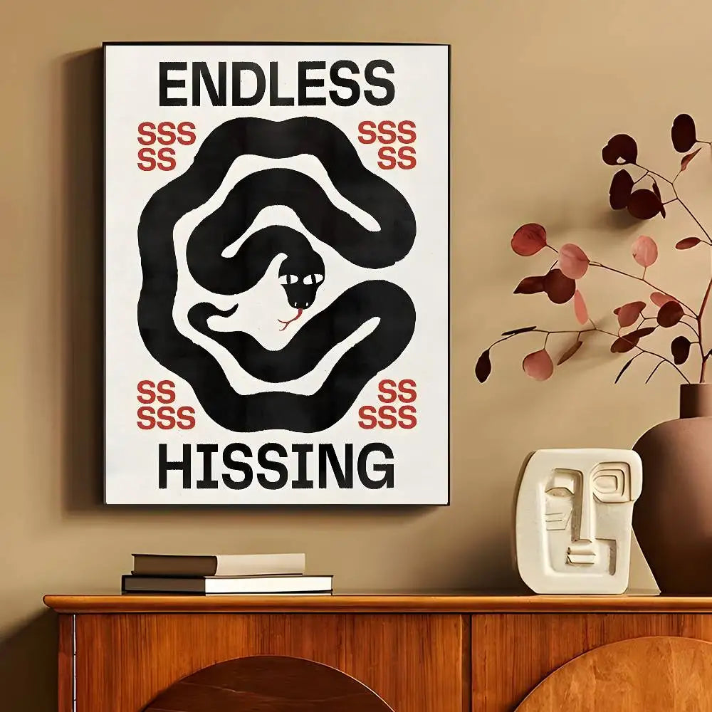 Classic Abstract Wall Art Japanese   Poster Wall Art Printing Waterproof Home Living Bed Room Bar Aesthetic Decor