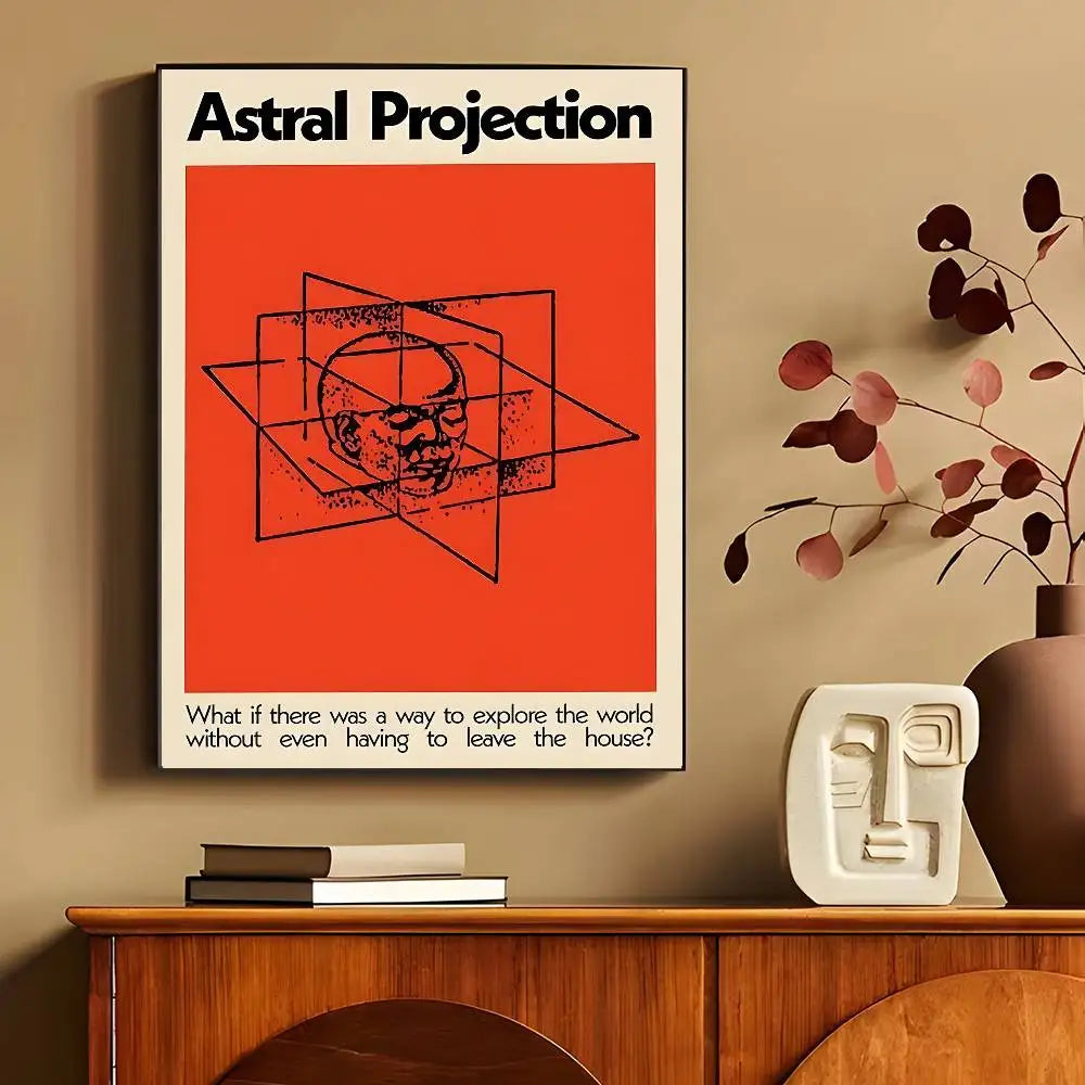 Classic Abstract Wall Art Japanese   Poster Wall Art Printing Waterproof Home Living Bed Room Bar Aesthetic Decor