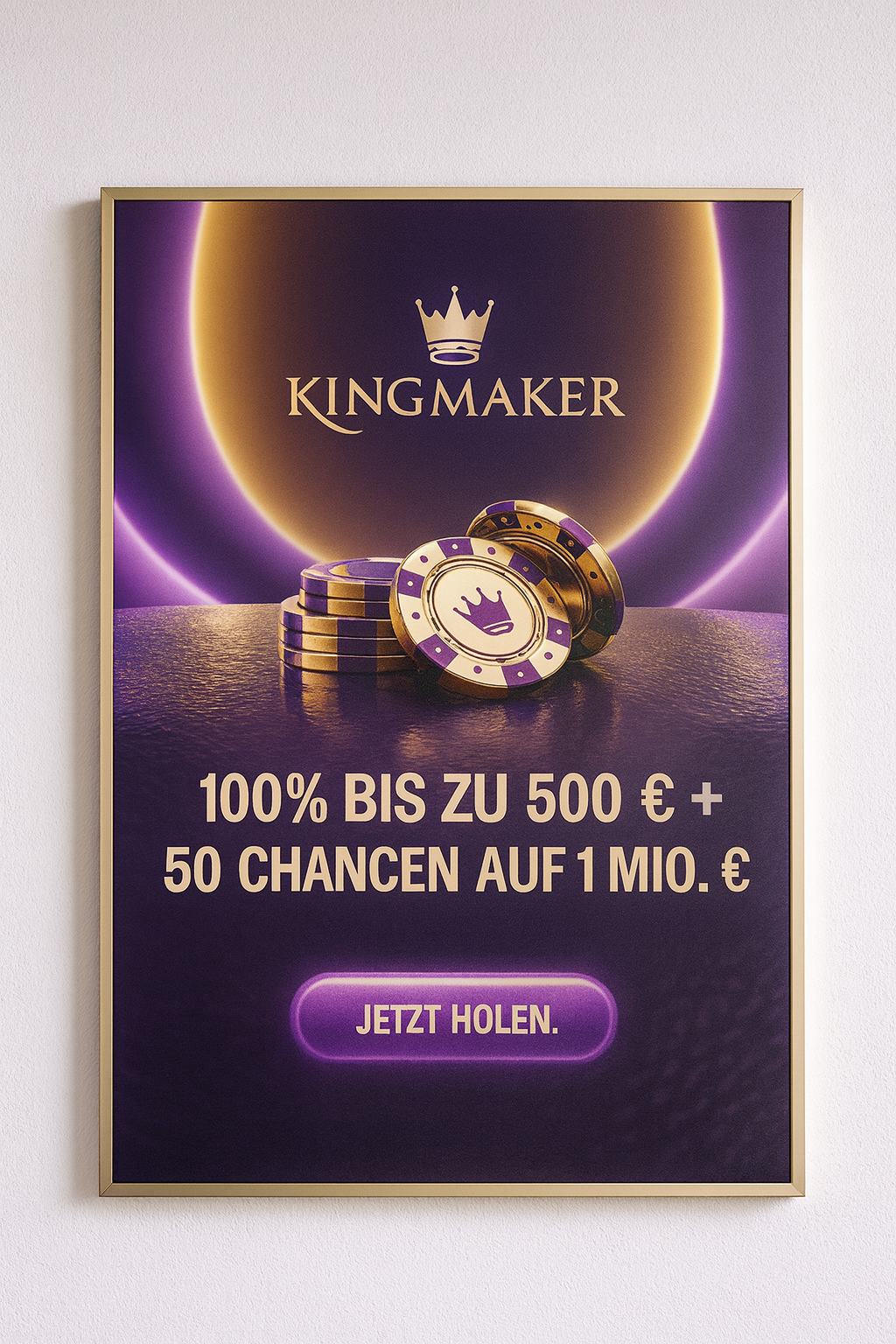 DE Kingmaker Premium Wandkunst – Limitierte Edition