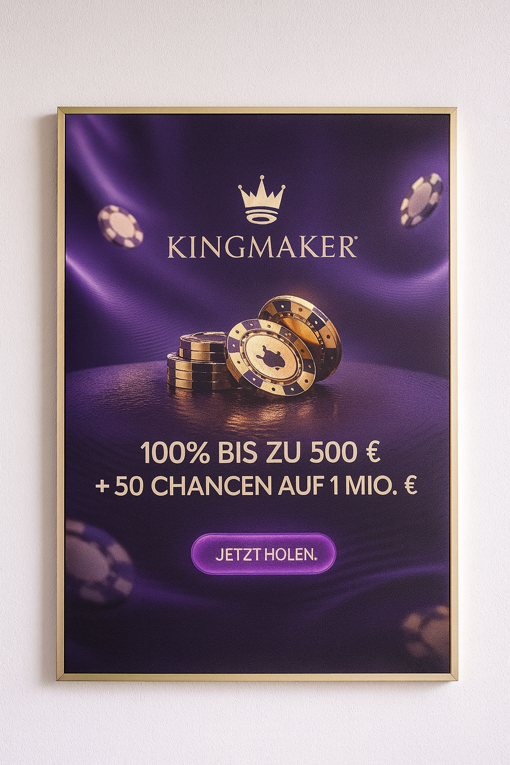 DE Kingmaker Premium Wandkunst – Limitierte Edition