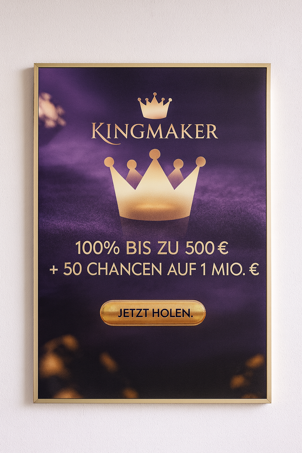 DE Kingmaker Premium Wandkunst – Limitierte Edition
