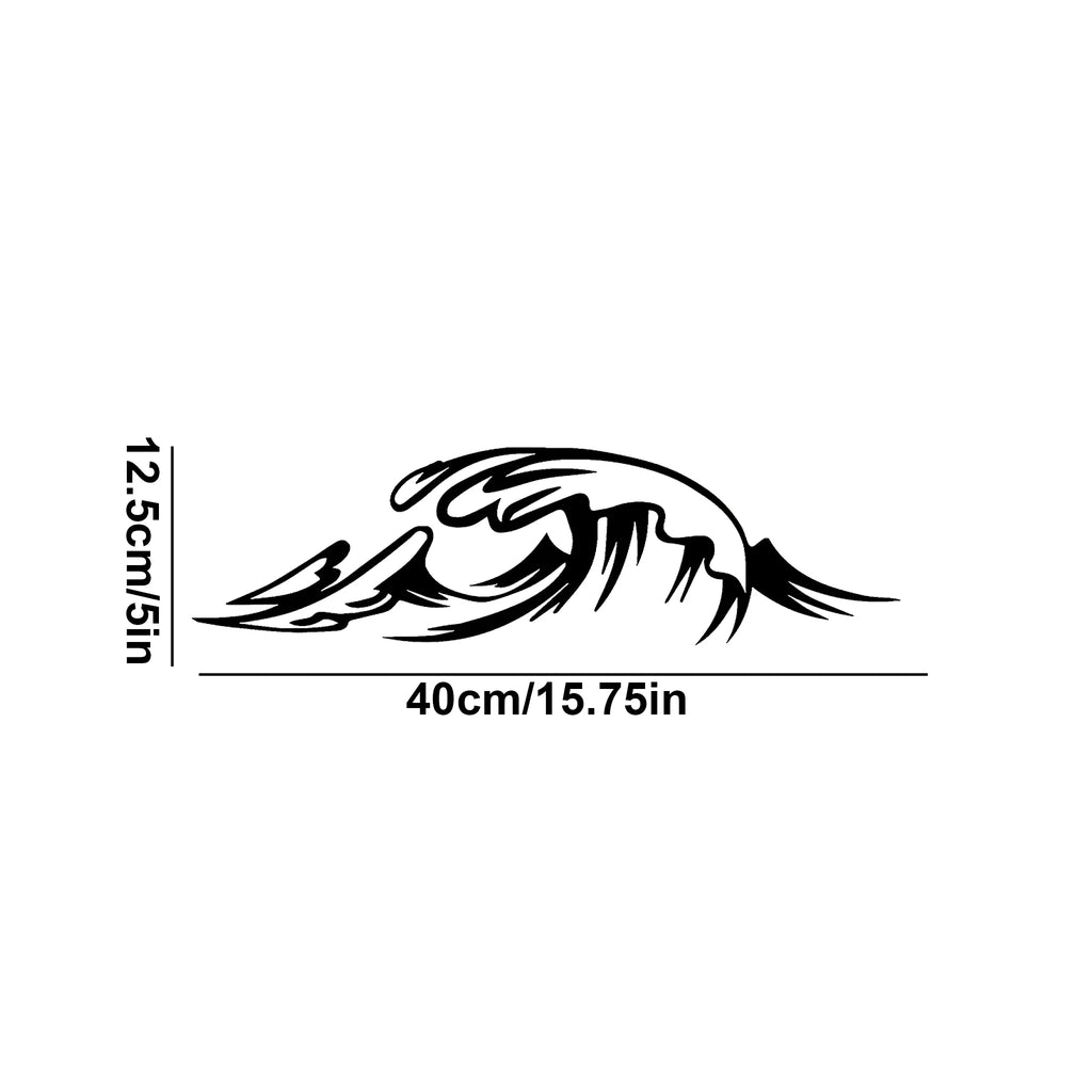 Wave Wall Decor Black Metal Wire Wall Art Ocean Coastal Sea Beach Pictures Surf Nursery Themed Hanging for Living Room Bathroom