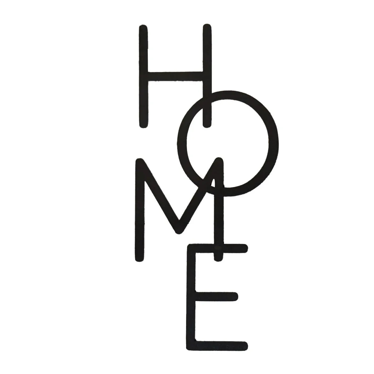 Wooden HOME Wall Art Sign, Rustic Handcrafted Letter Decor, Farmhouse Living Room Wall Decoration, Housewarming Wedding Gift