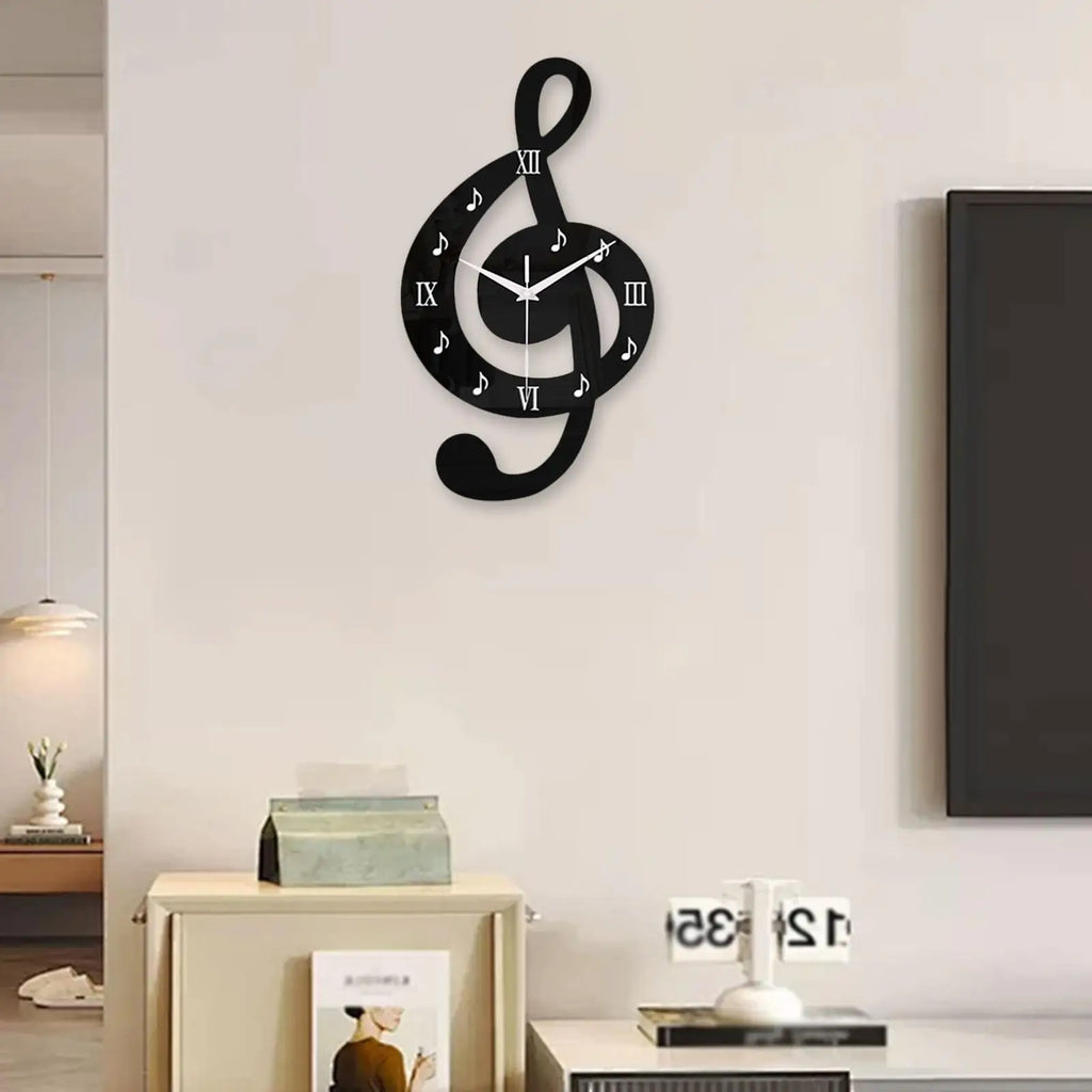 Wall Clock Artwork Creative Handcraft Simple Home Decor Hanging Sculpture for Restaurant Farmhouse Dining Room Gift Bedroom