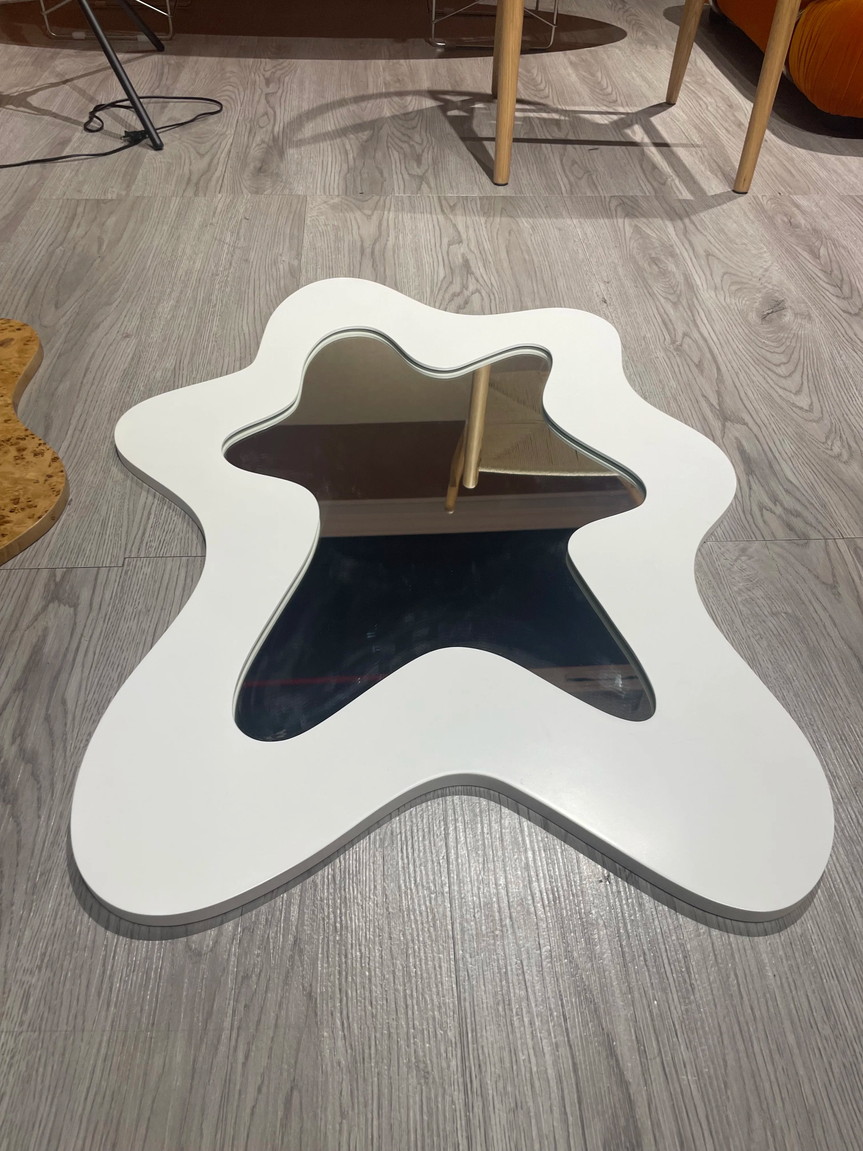 Wall Hanging Mirror Decors Wall Art Sculpture Decorative Cosmetic Mirror For Home Entryways Room