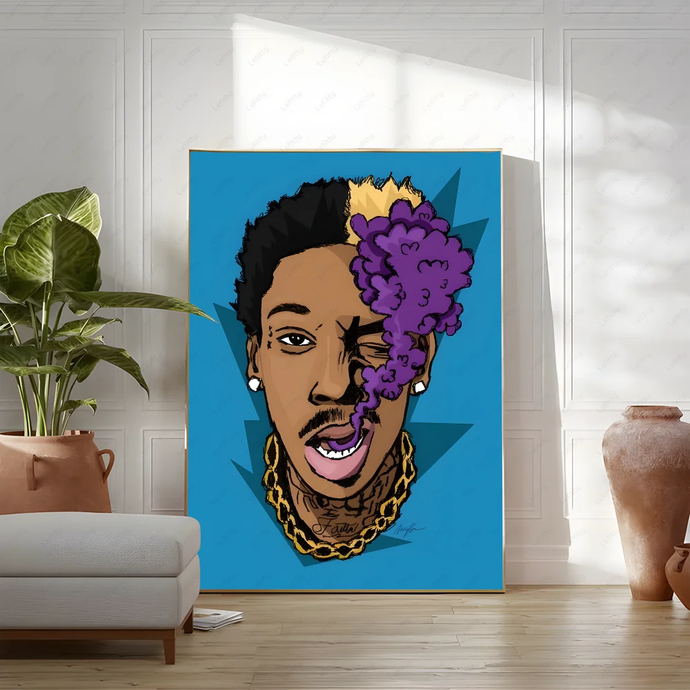 Art W-Wizs Khalifas Poster Wall Art Painting Study Nordic Home Decor