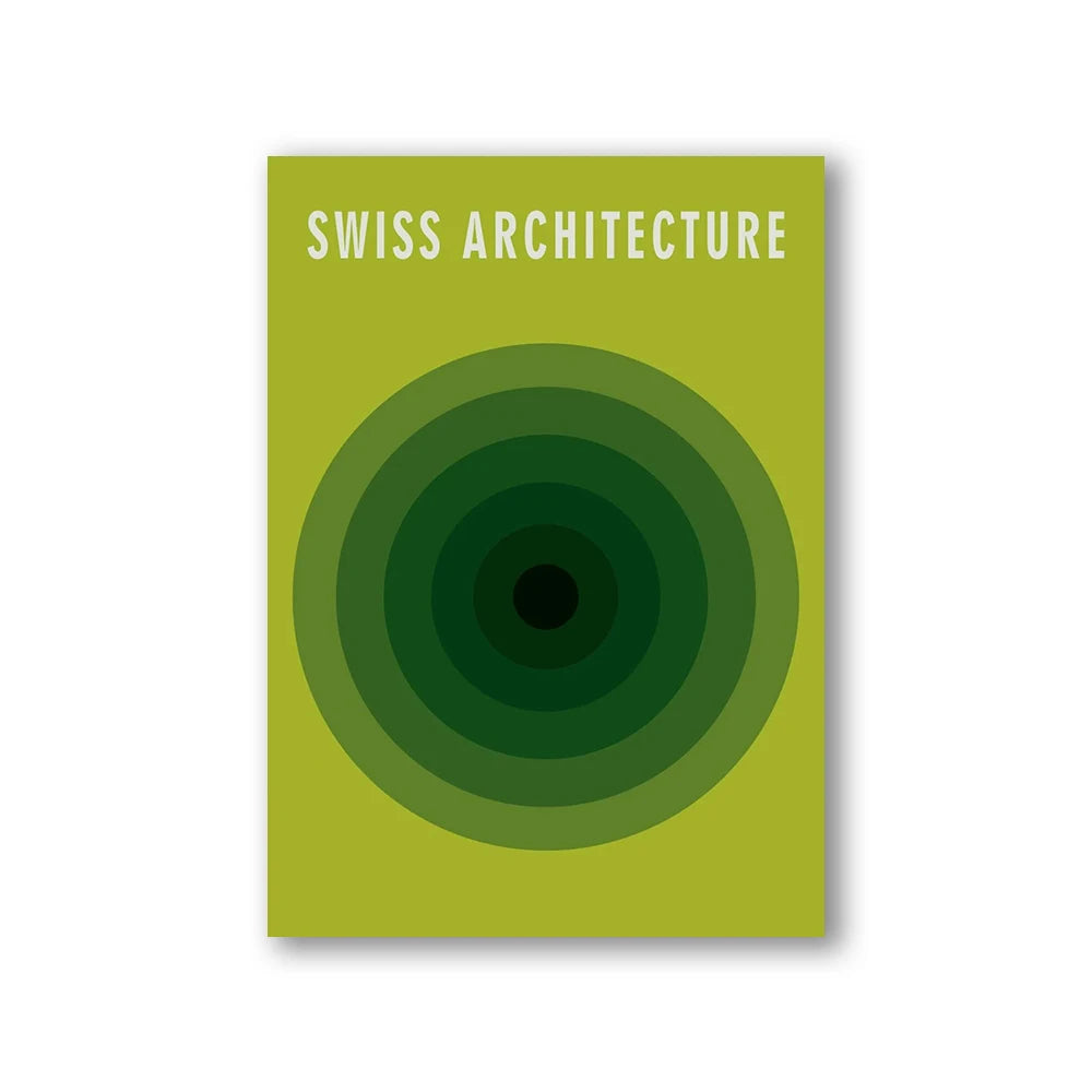 Modern Abstract Architecture Wall Art Poster Prints Bauhaus Nordic Aesthetics Canvas Painting Picture for Living Room Home Decor