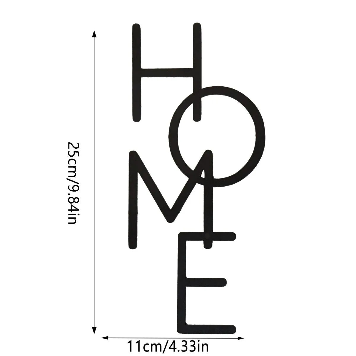 Wooden HOME Wall Art Sign, Rustic Handcrafted Letter Decor, Farmhouse Living Room Wall Decoration, Housewarming Wedding Gift